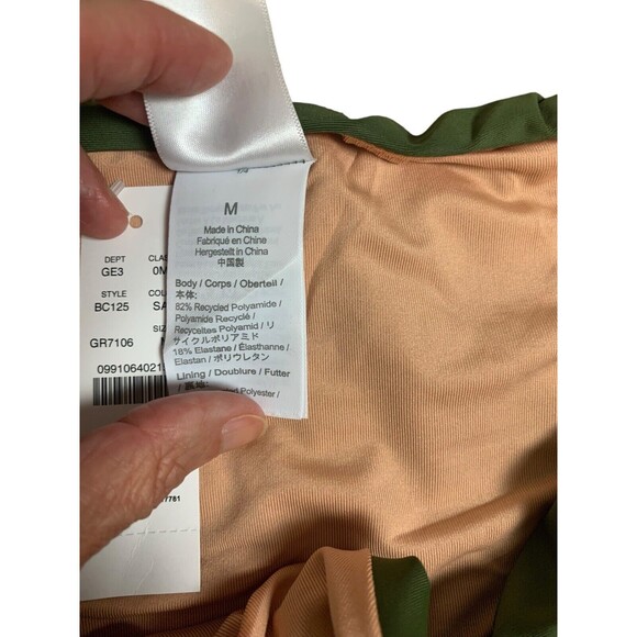 New! J.Crew Bikini Bottom Women’s Med Curved Waist Cheeky Safari Green BC125 - Picture 6 of 7